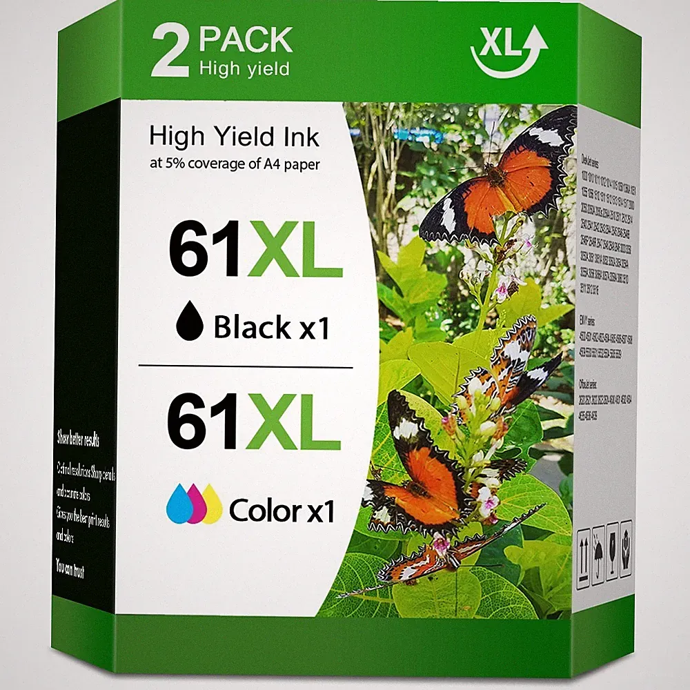 61 XL 61XL Ink Printer Cartridge For HP ENVY 4500 4501 4502 4504 5530 5531 5535