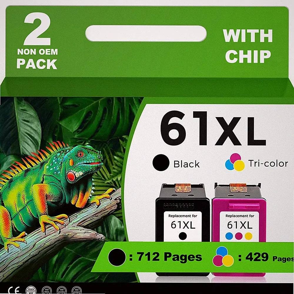 61XL 61 XL Ink Printer Cartridge For HP ENVY 4500 4501 4502 4504 4505 5530 5531