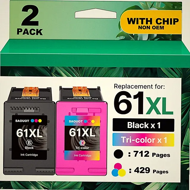 61XL 61 XL Ink Printer Cartridge For HP ENVY 4500 4501 4502 4504 4505 5530 5535