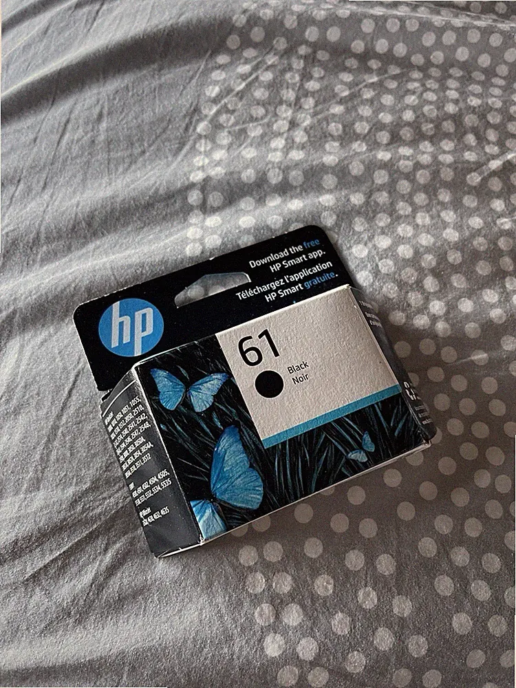 BRAND NEW UNUSED HP 61 BLACK NOIR TONER CAR INK CARTRIDGE