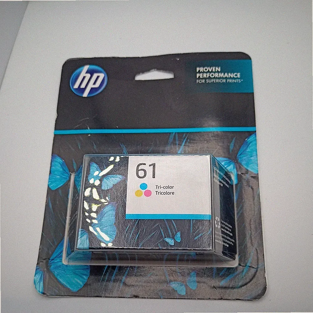 Genuine HP 61 Tri-Color Ink Cartridge New Sealed Exp 2025