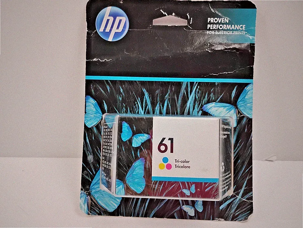 Genuine HP 61 Tri-Color Printer Ink Cartridge