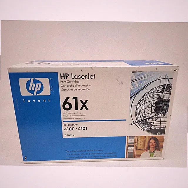 Genuine HP 61x Black High Yield Ink Toner Cartridge - BLACK - New in Box