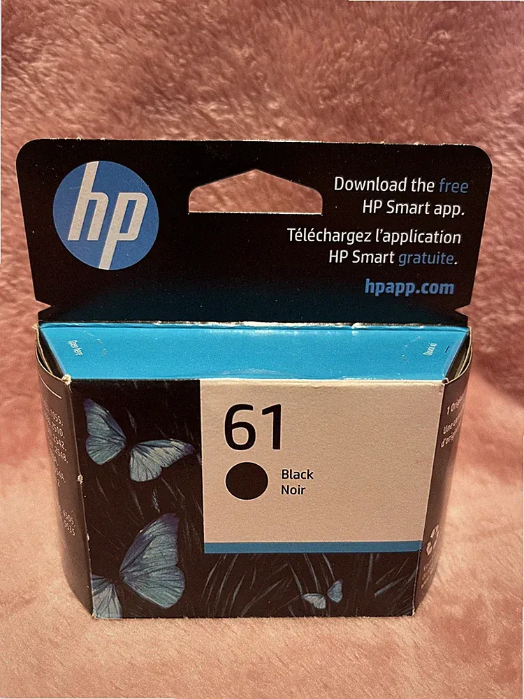 HP 61 Black Ink Cartridge OEM Genuine Date: March 2027