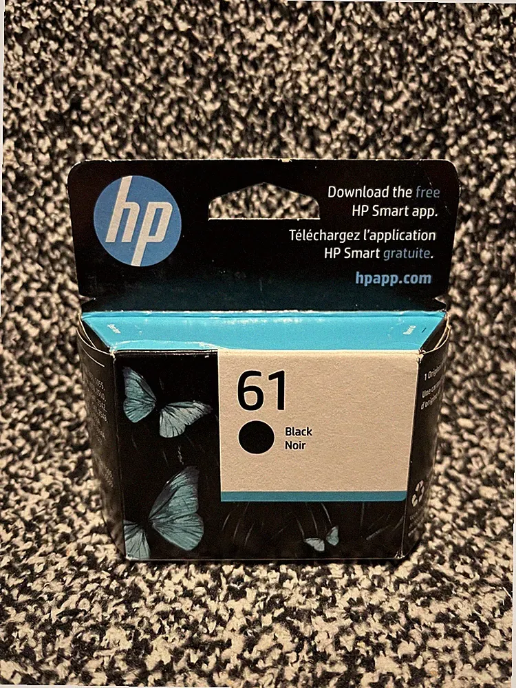 HP 61 Black Ink Cartridge OEM Genuine Date: November 2026