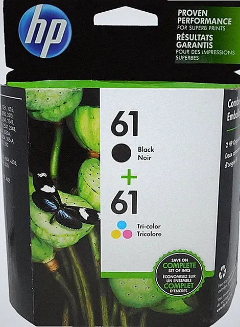 HP 61/CR259FN Black/Color Combo Ink Cartridge - New in Box