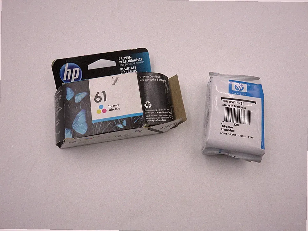HP 61 Tri-Color Ink Cartridge CH562WN Genuine Original Sealed OEM Printer