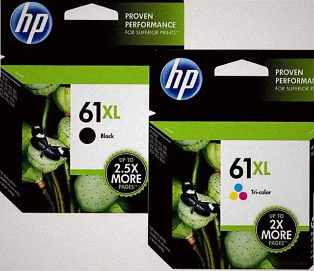 HP 61XL Combo 61XL Black 61XL Tri-Color Genuine Cartridges Retail Box, Jun 2027