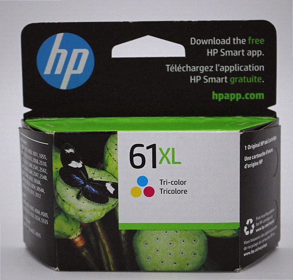 HP 61XL Tri-Color Ink Cartridge - EXP 02/2025