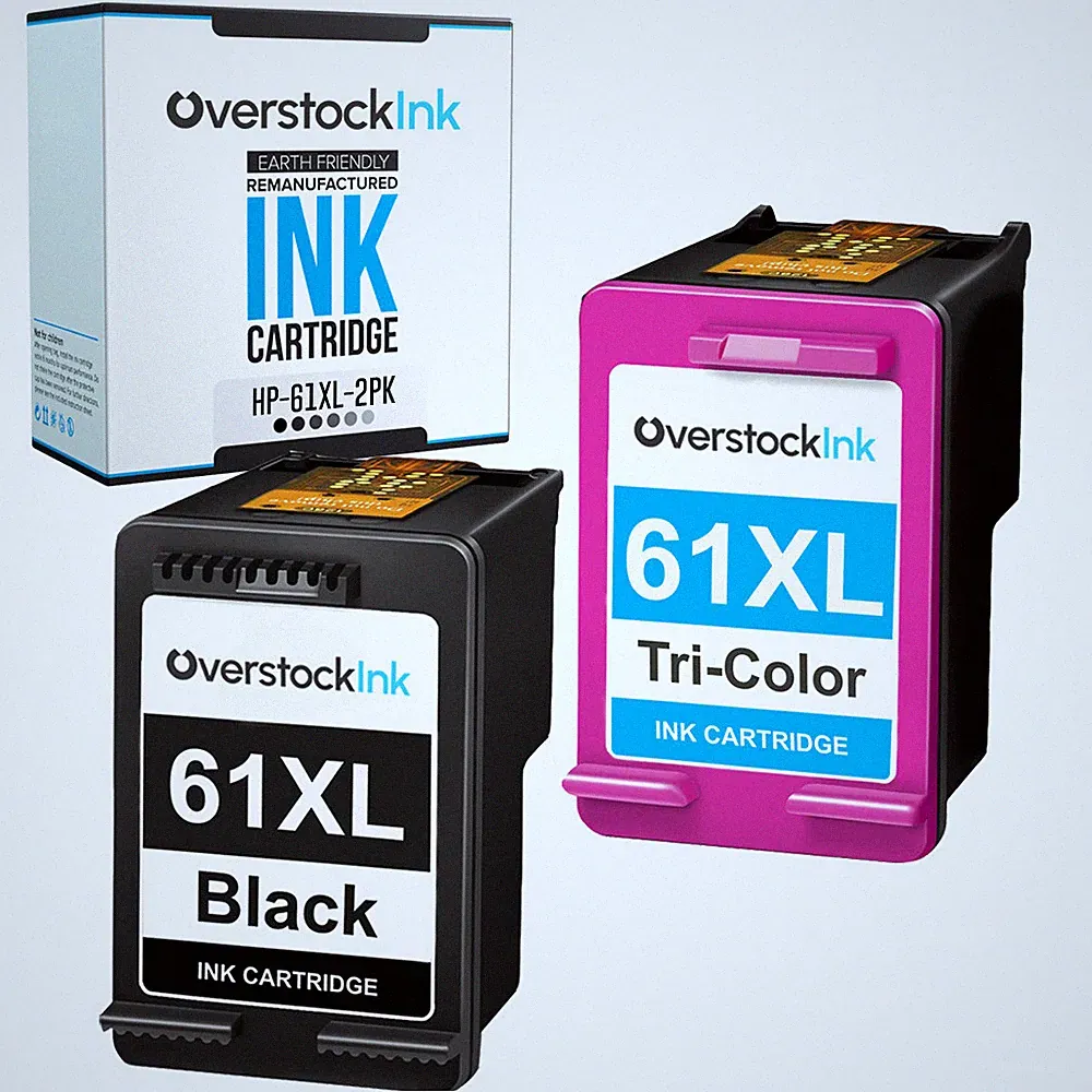 Ink Catridge for HP 61XL 61 XL Black Color Cartridges Combo Pack High Yield