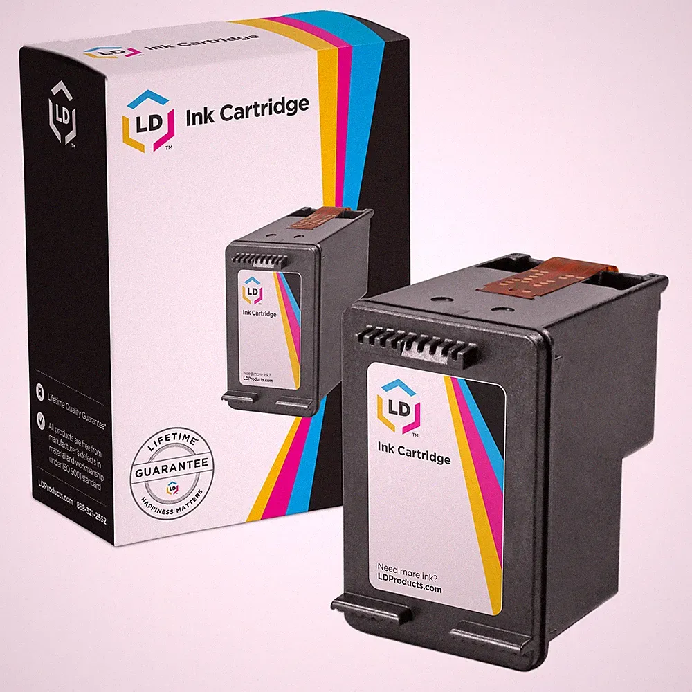 LD Reman Fits for HP 61XL Color Ink Set of 2 + FREE Pack of 4x6 Photo Paper