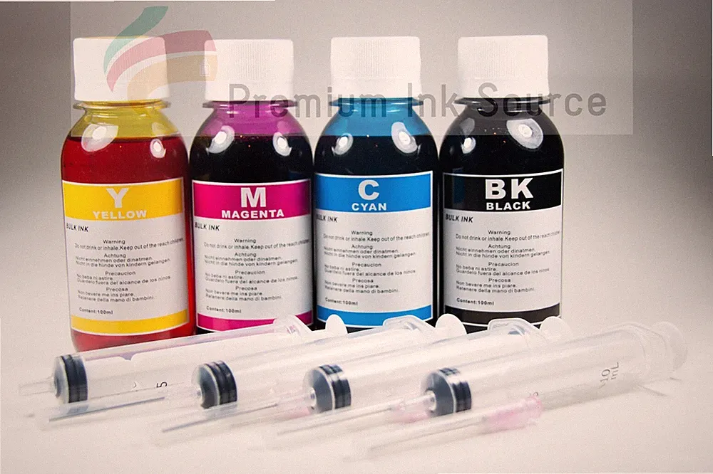 4x4oz refill ink for HP 61/XL Envy 4500 Envy 4502 Envy 4504 Envy 5530 Envy 5531