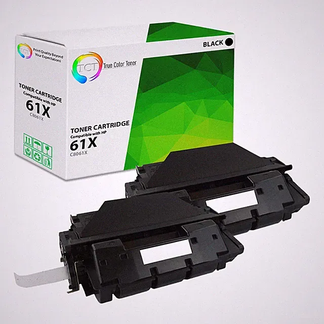 TCT 2 Black C8061X 61X High Yield Toner Cartridges For HP LaserJet 4100 MFP 4101