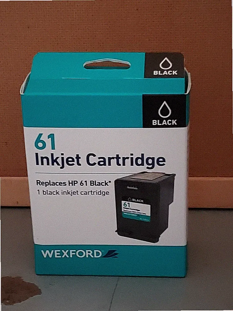 Wexford 61 Black Ink Photo Printer Cartridge Compatible with HP Printer NIB